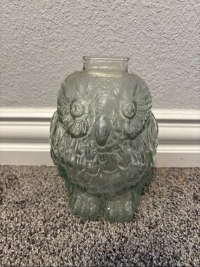 Vintage Wise Old Owl coin bank